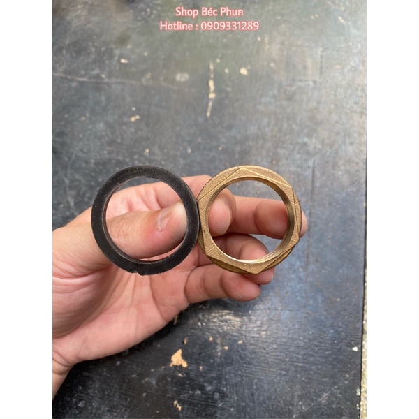 Tán đồng và ron cao su phi 21 27 34