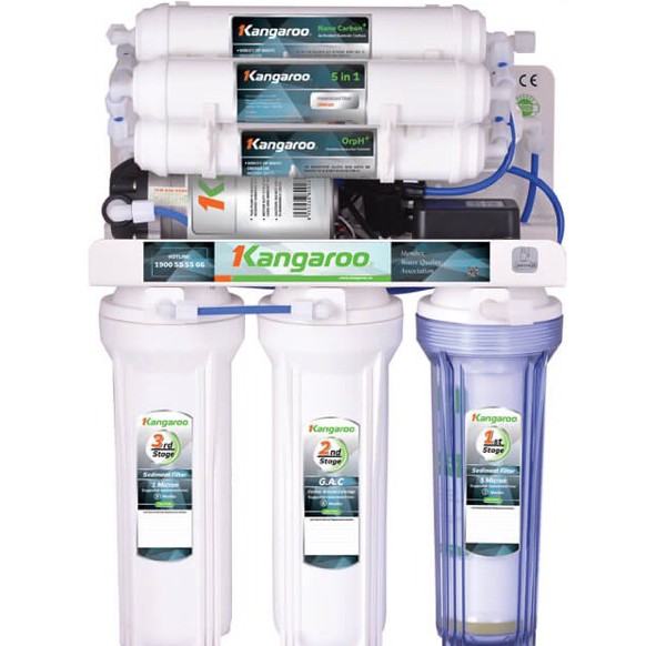 Máy lọc nước Kangaroo Hydrogen Plus KG100HP vỏ VTU