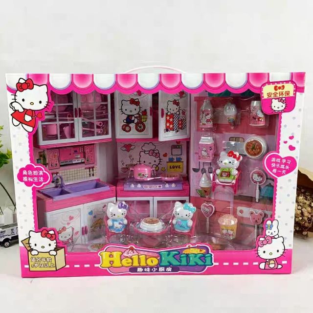 Bộ đồ chơi nhà bếp Hello kitty