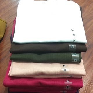 Combo áo thun tăm uniqlo