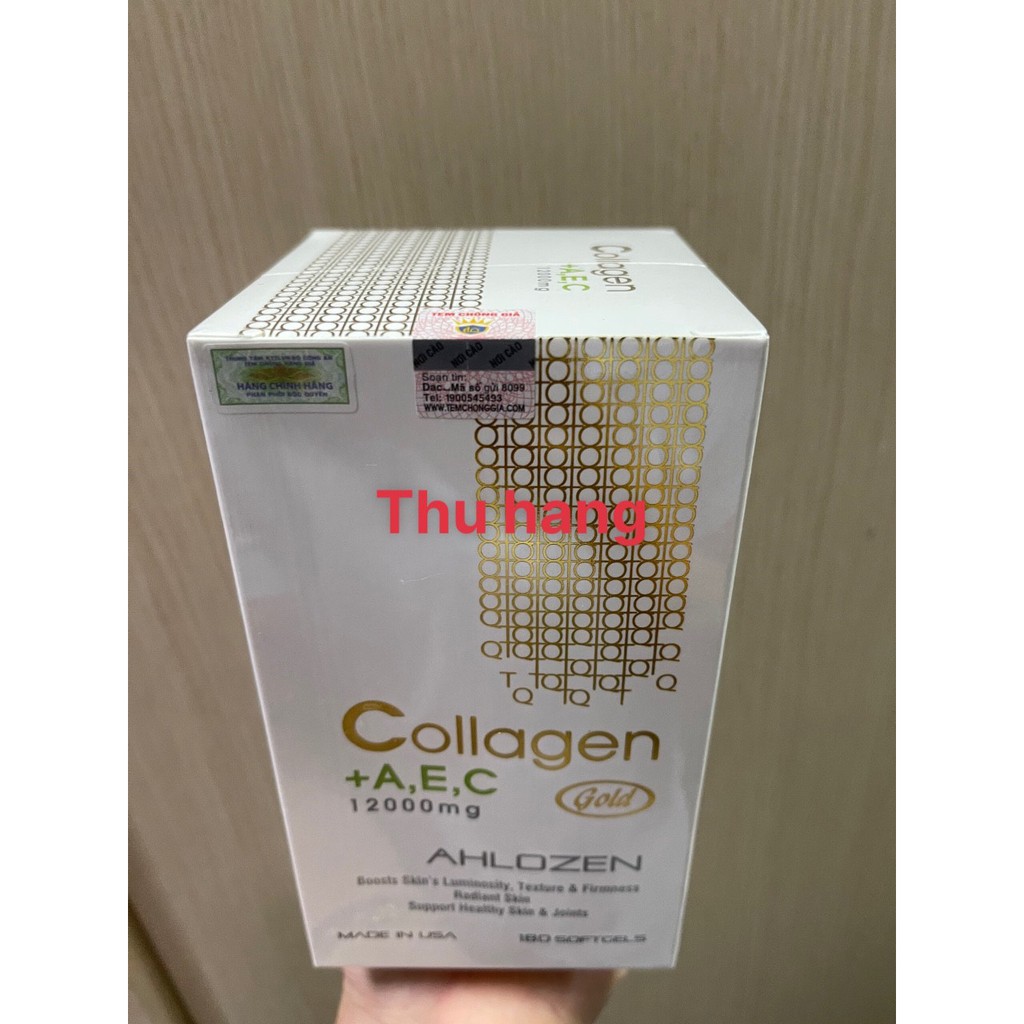 Collagen A E C 12000mg Ahlozen Gold 180 viên