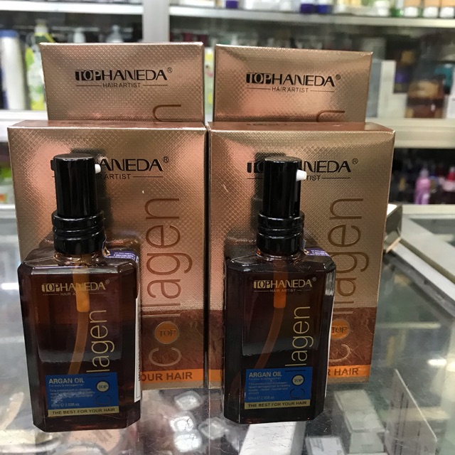 Tinh dầu dưỡng tóc Haneda Collagen Argan Oil