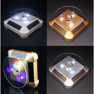 Đế xoay trưng bày sản phẩm xoay 360 độ có đèn Led Bàn xoay đèn led