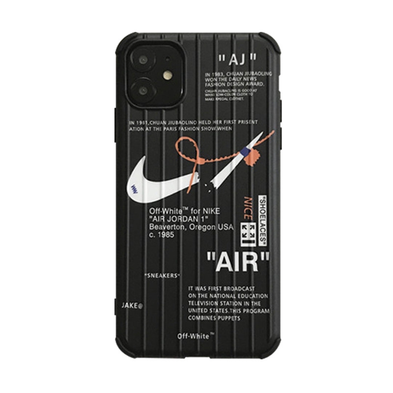 Ốp điện thoại TPU in hình logo AIR màu trắng đen cho iPhone 11 Pro MAX 7 8 Plus XR XS MAX SE 2020 | BigBuy360 - bigbuy360.vn