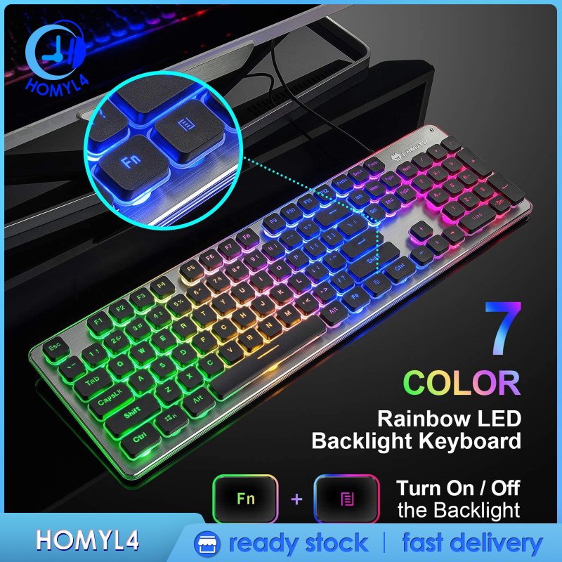 Bàn Phím Gaming Siêu Mỏng Có Đèn Led | BigBuy360 - bigbuy360.vn