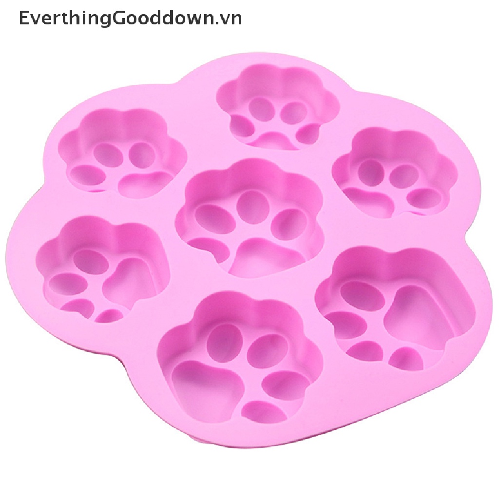 Khuôn Silicone Làm Đá / Xà Phòng Hình Bàn Chân Đáng Yêu