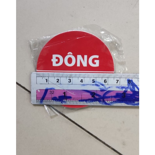 Tem dán tủ đông
