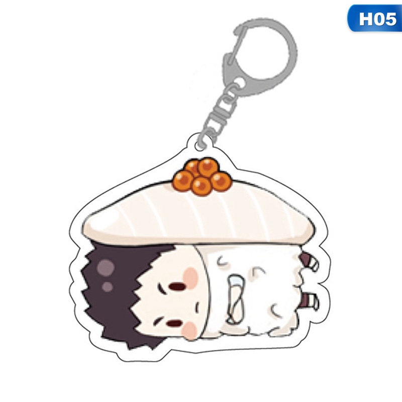 Móc khóa acrylic tinh tế họa tiết anime Haikyuu