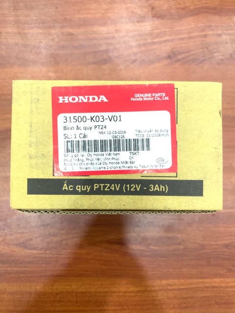Bình Ắc Quy Xe Số Chính Hãng Honda
