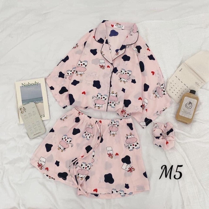 Bộ ngủ pijama cartoon hoạt hình nhiều màu - Bộ ngủ siêu hot hit | BigBuy360 - bigbuy360.vn