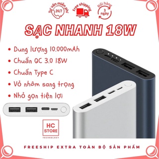 Sạc Dự Phòng – Sạc Dự Phòng Xiaomi Gen 3 10000mAh – Thiết Kế Sang Trọng – Type C