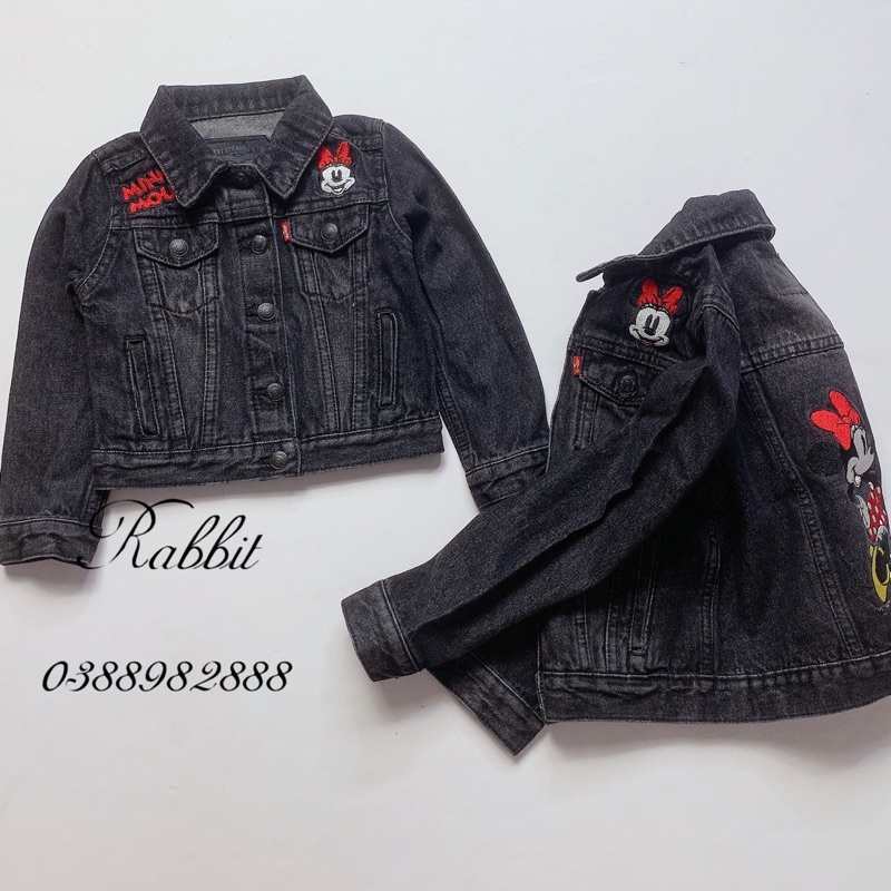 Áo denim Mickey