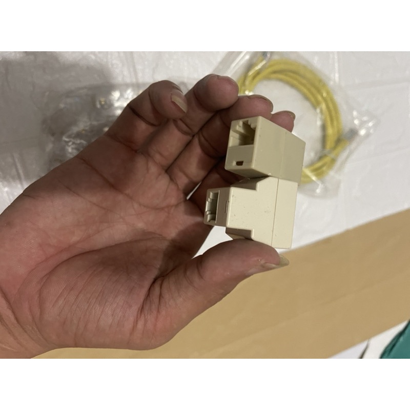 Kìm mạng xanh tặng kèm 20 đầu bấm rj45+ 1 nối mạng 1-1 + 1 sợi bấm sẵn 1.5m zin.