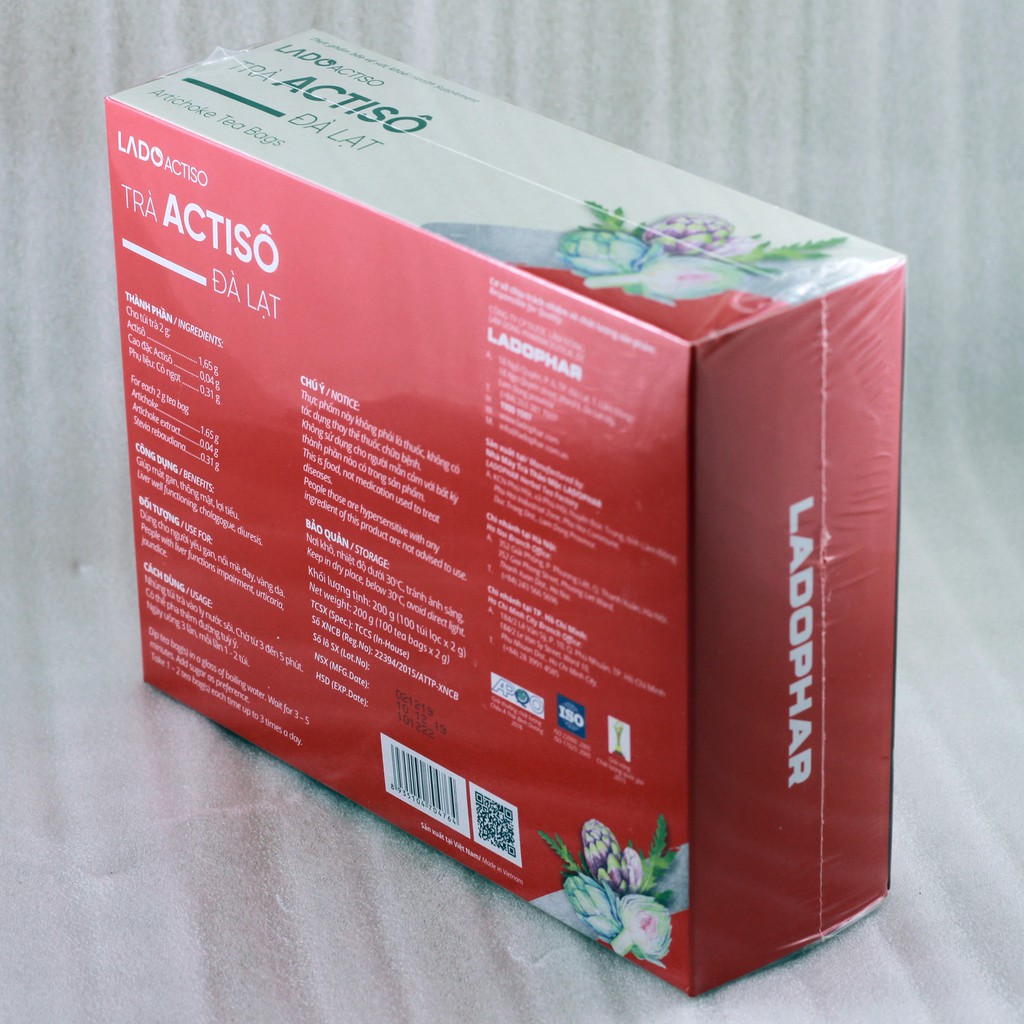 TRÀ ATISO HÔP 100 túi lọc Thượng Hạng LADOPHAR | BigBuy360 - bigbuy360.vn