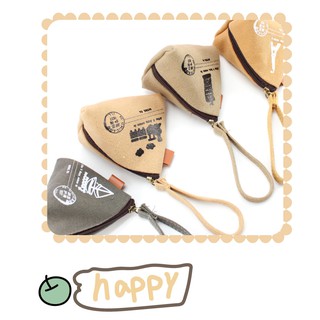 [ FREE SHIP 99K] Ví củ ấu mini vải thô - A276