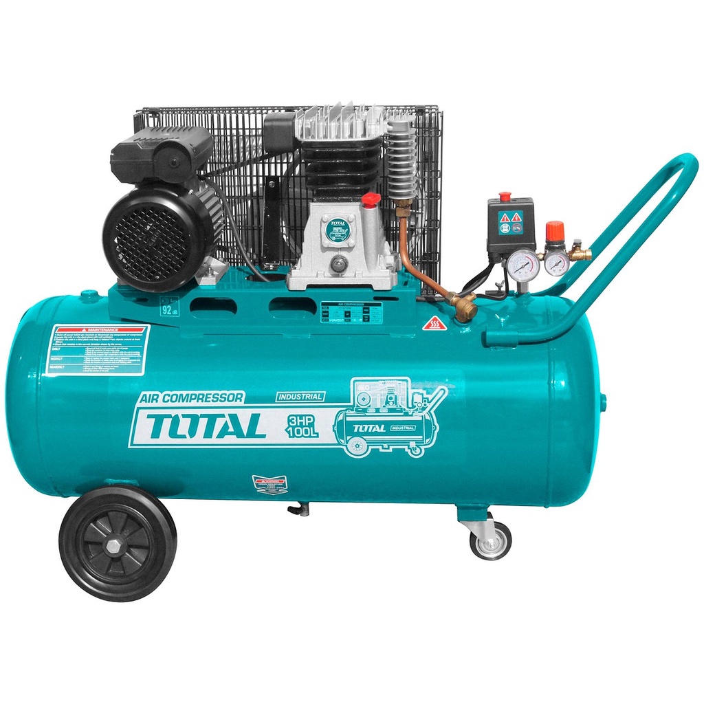 MÁY NÉN KHÍ CHẠY DÂY CUROA 100 LÍT 2.2 KW  TOTAL TC1301006 - HÀNG CHÍNH HÃNG