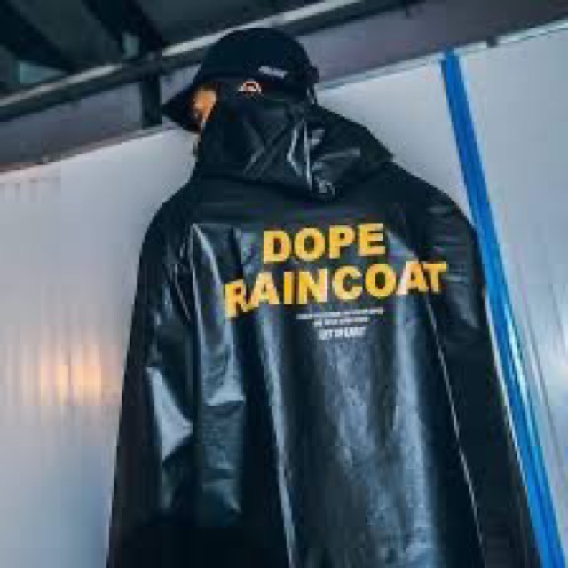 ÁO MƯA DOPE RAINCOAT STREET STYLE MĂNG TÔ THÁI LAN CÁ TÍNH UNISEX