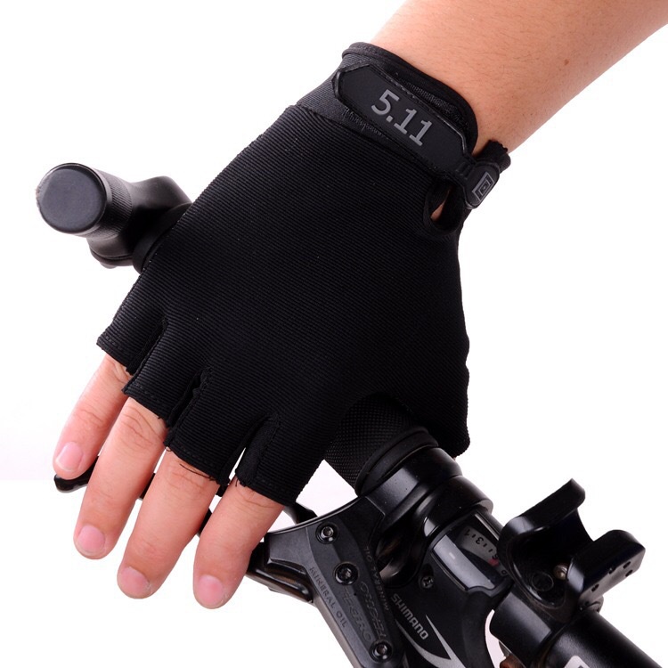 Gang tay hở ngón 511, Gang tay Tập gym Đạp xe Tập thể thao, Bao tay Xe máy đi phượt