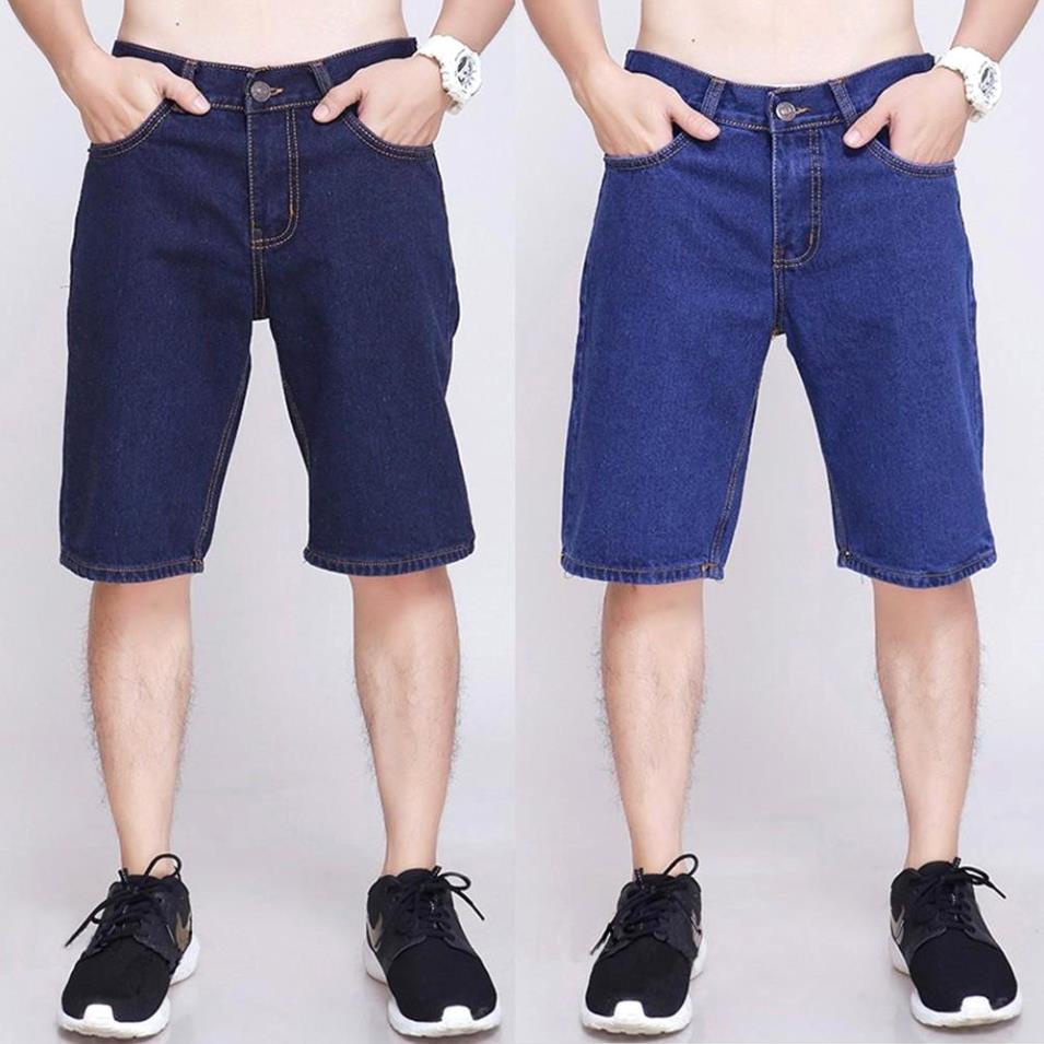 Quần Đùi Bò Short Jean Ngắn Thoitrang24h Phom Đứng Cho Nam ⚡