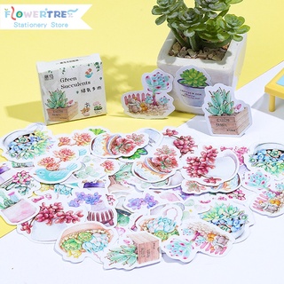Flowertree Set 45 Miếng Dán Trang Trí Sổ Tay
