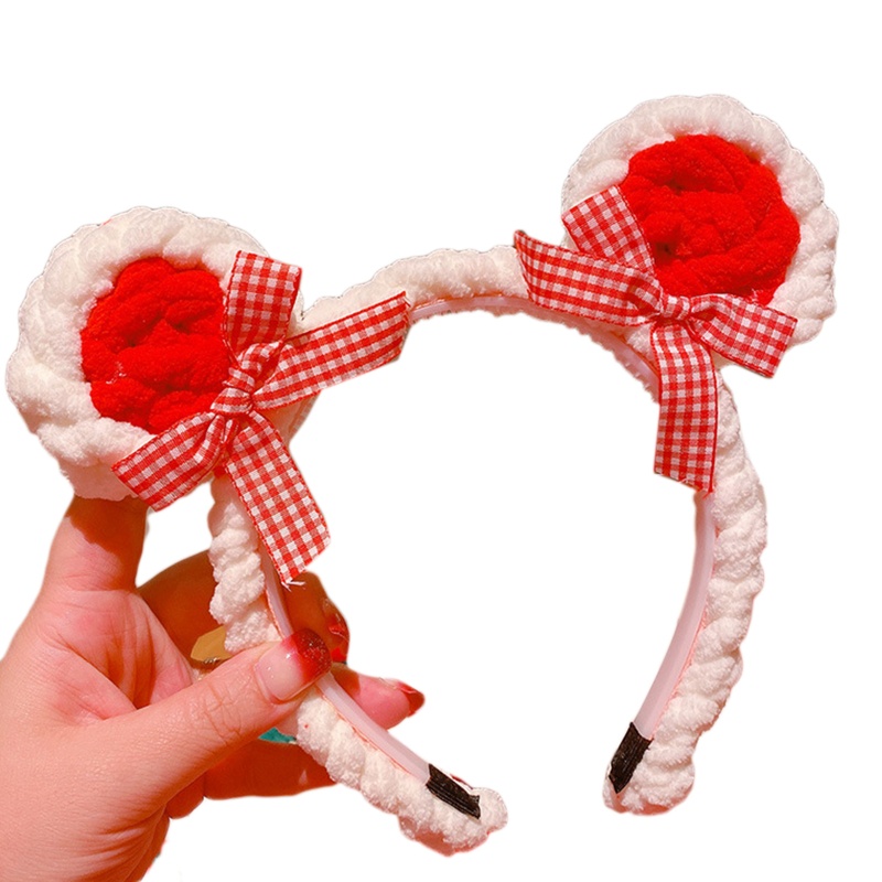 Kẹp Tóc Hình Tai Gấu Dễ Thương