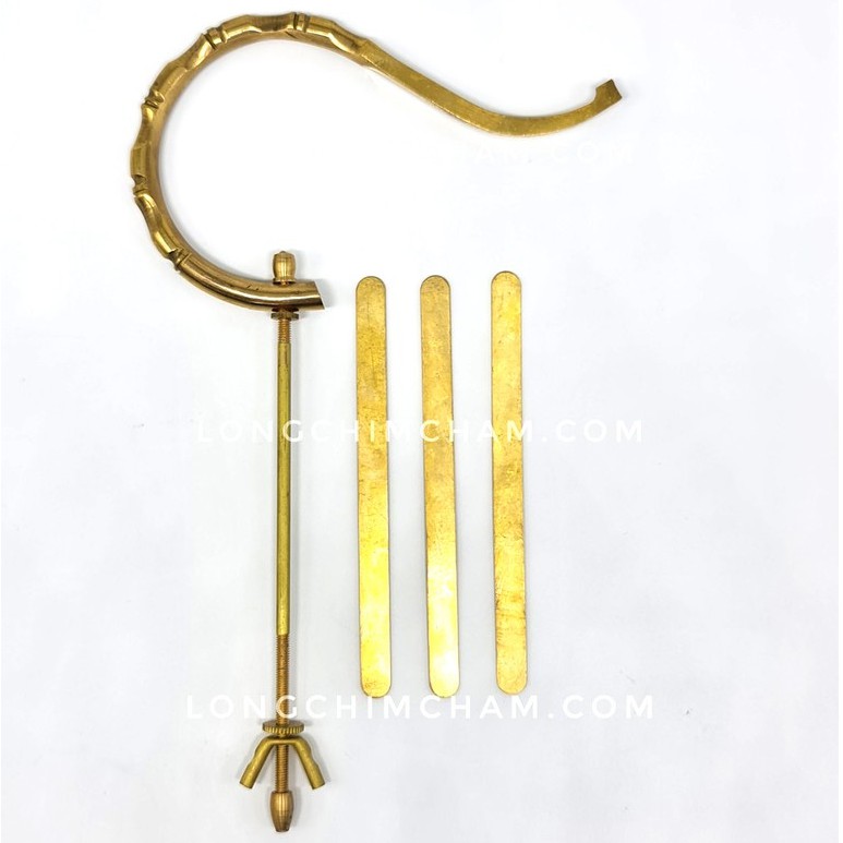 Móc treo lồng Chào mào, khuyên, mi, choè - Móc đồng đốt trúc
