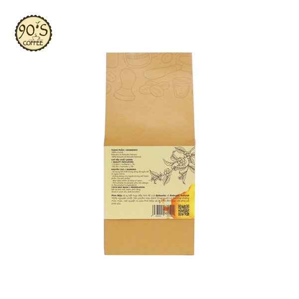 Cà phê RANG MỘC CHẤT LƯỢNG CAO 250Gr CHÍNH HÃNG 90S COFFEE