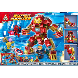 [Có sẵn] Lắp ráp xếp hình NON Lego 66019 : SUPER HEROES STEEL MECHA CƠ KHÍ THÉP 260 MẢNH