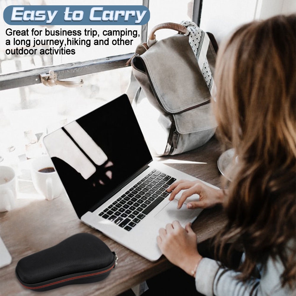 Nhãn Hiệu Dymo LabelManager 160 280 COLORPOP!Túi EVA Cứng Cao Cấp Có Khóa Kéo Màu Đen Bảo Vệ Toàn Diện LM160 LM280 LM160 LM280 9 * 5.9 * 3 Inch