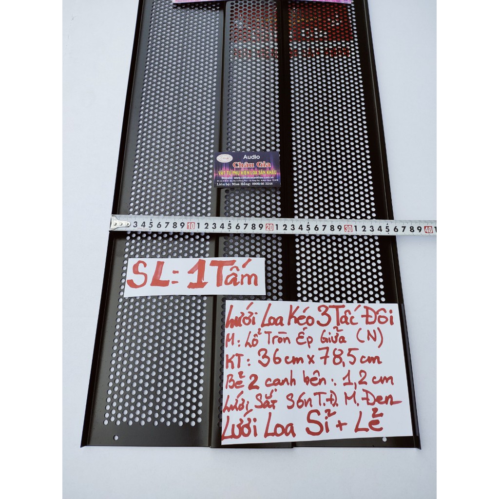 Lưới loa kéo 3 tấc 36cm 78.5cm -Ni 1 tấm Audio Châu Gia