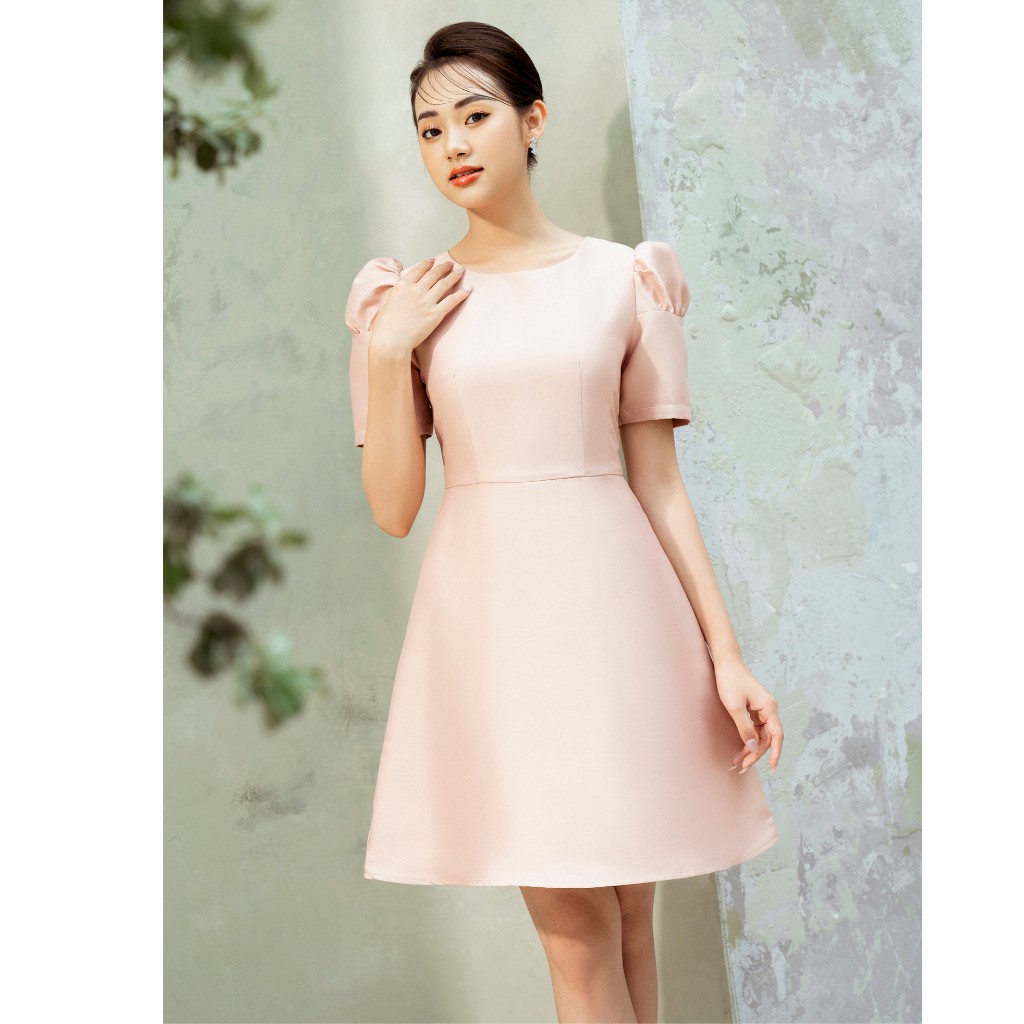 Váy cổ tròn tay bồng Zym's House - LT237