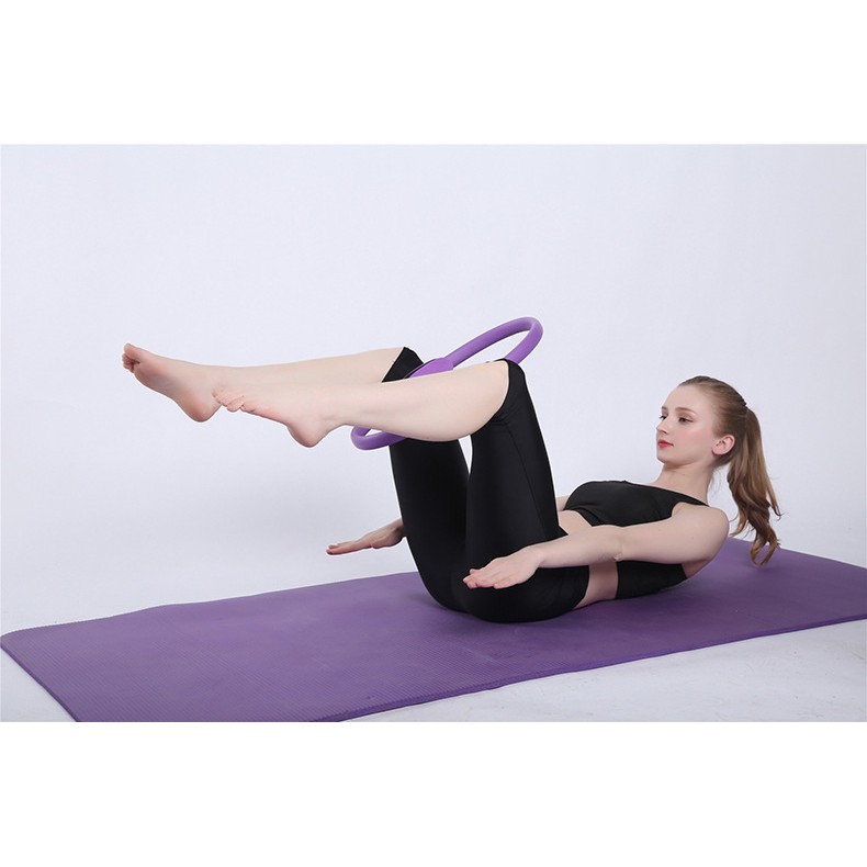 Vòng tập Yoga, Vòng Kẹp Co Dãn Hỗ Trợ Tập yoga, gym tại nhà TOPBODY-VOKEP01
