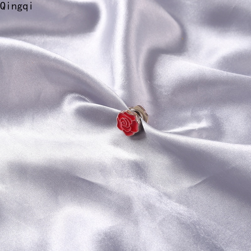 Ghim cài áo/ khăn choàng Hồi giáo Miss Zoe phối hoa hồng với lực từ tính mạnh an toàn cho nữ