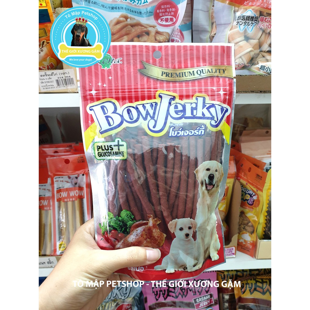 BÁNH THỊT BÒ DINH DƯỠNG BOWJERKY 250GR