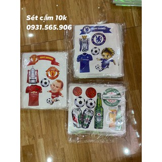 Phụ Kiện Trang Trí Bánh Cắm Giấy