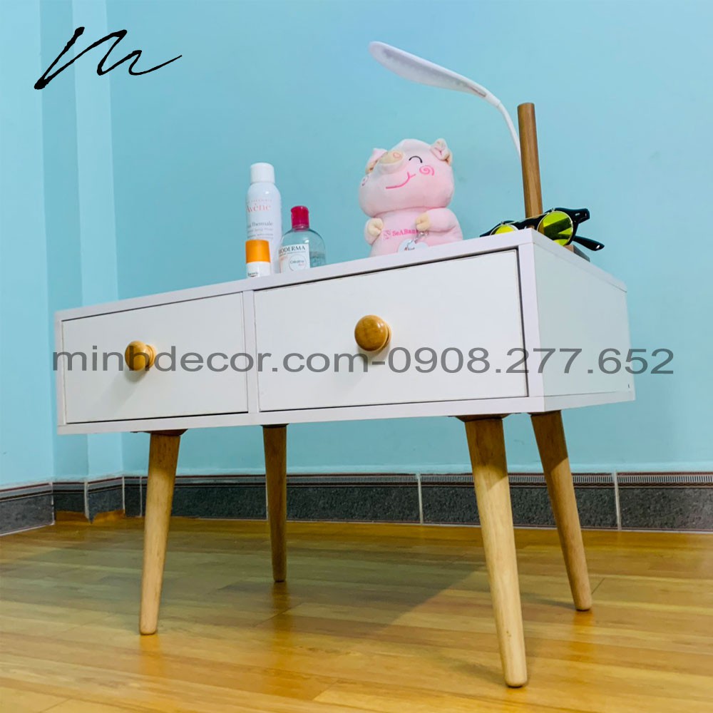 Bàn Trang Điểm Mini Ngồi Bệt Bằng Gỗ Màu Trắng- Bảo Hành 1 Năm 1 Đổi 1- Hình Thật | BigBuy360 - bigbuy360.vn