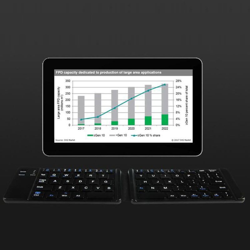 RUN♡ Mini Bluetooth 3.0 Folding Keyboard Wireless Keypad For IOS/Android/Windows Ipad