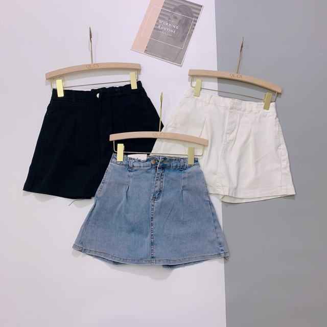 BÁN SỈ CHÂN VÁY JEAN XOÈ 3 MÀU CHO NỮ | BigBuy360 - bigbuy360.vn