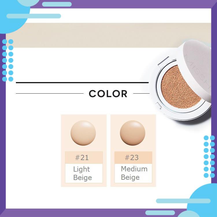 [Freeshipg] [NEW 2018] Phấn Nước Che Phủ Tốt, Lâu Trôi Missha Magic Cushion Cover Lasting SPF50+ PA+++