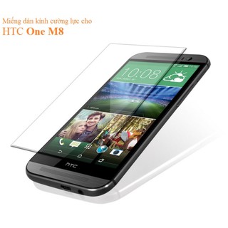 Dán kính cường lực 2,5d htc one m8 - trong suốt