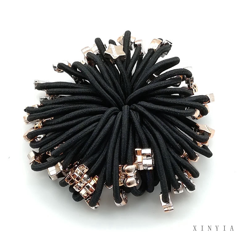 【ngẫu nhiên】 Dây Buộc Tóc Co Dãn Đính Hạt Thời Trang Cho Nữ