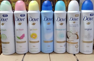 Xịt Khử Mùi Dove 150ml
