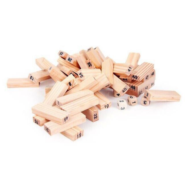 Rút gỗ size lớn 54 thanh cho bé , Đồ chơi rút gỗ loại to giúp phát triển kỹ năng cho bé