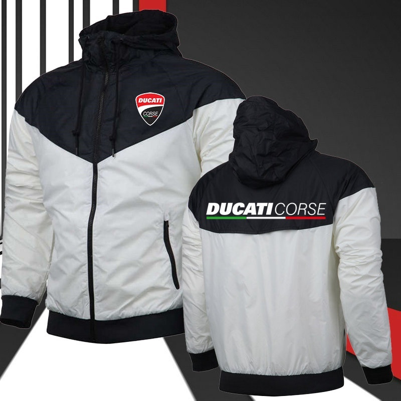 Áo Khoác Thể Thao In Logo Ducati Corse Moto Gp Thời Trang Xuân Thu