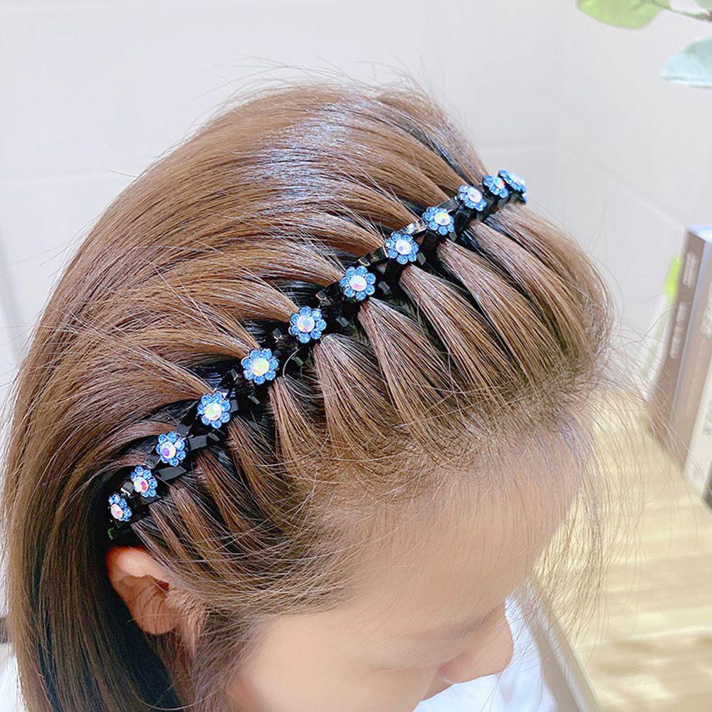 TWINKLE Băng Đô Cài Tóc Mỏng Lấp Lánh Chống Trượt Thời Trang Cho Nữ