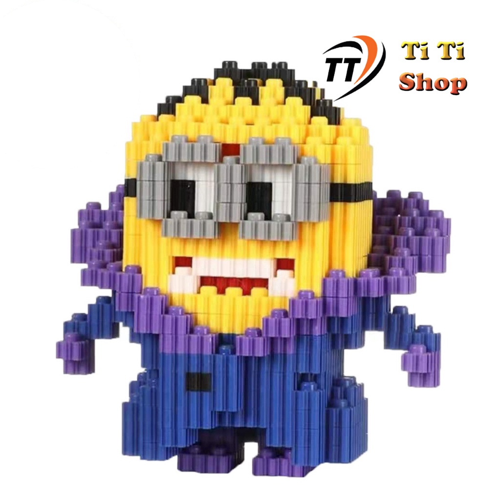 Đồ chơi Lắp ráp người chuối  ghép hình 3D mô hình