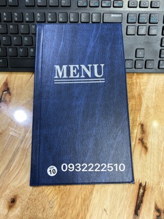 BÌA MENU 10-20 LÁ SIMILI A6 ( 15x25cm)
