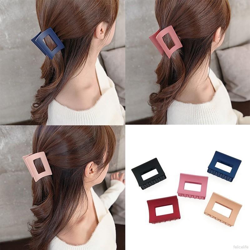 Kẹp tóc móng vuốt hình vuông thời trang nữ Hàn Quốc