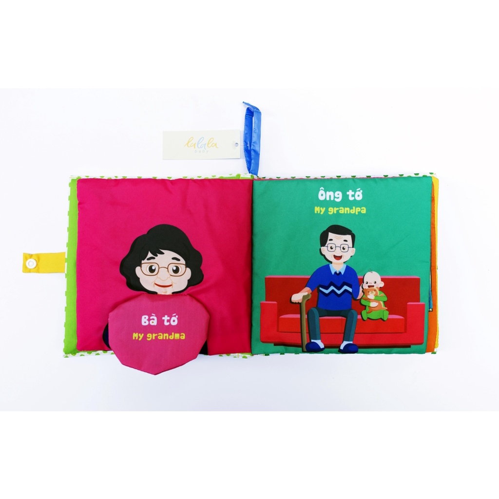 TẬP CHO BÉ NHANH BIẾT NÓI - GỌI TÊN ÔNG BÀ BỐ MẸ VỚI “NHÀ TỚ CÓ NHỮNG AI”