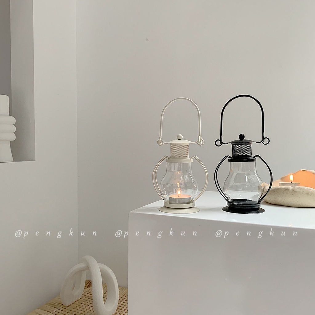 Lồng đèn bằng kim loại phong cách retro thời trang